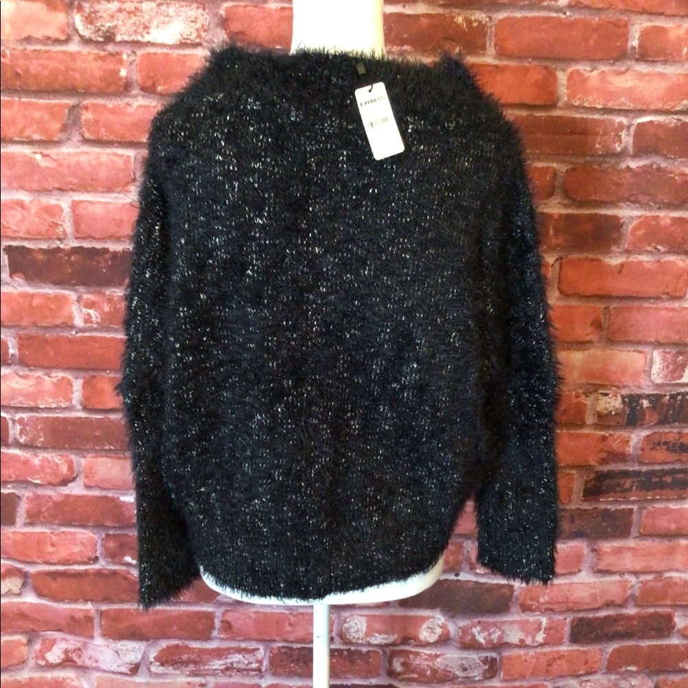 🖤Express Fuzzy Sweater - Picture 4 of 6